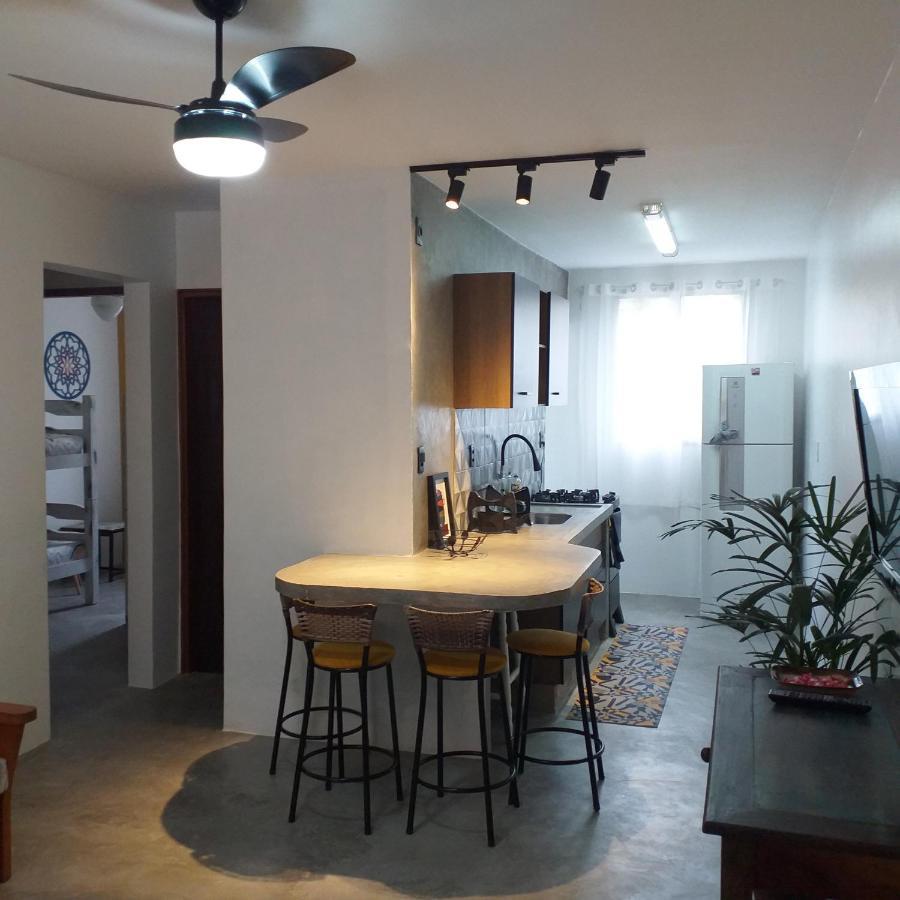 Apartamento Dona Frida Prainha Com Wifi Pe Na Areia Caraguatatuba Eksteriør bilde