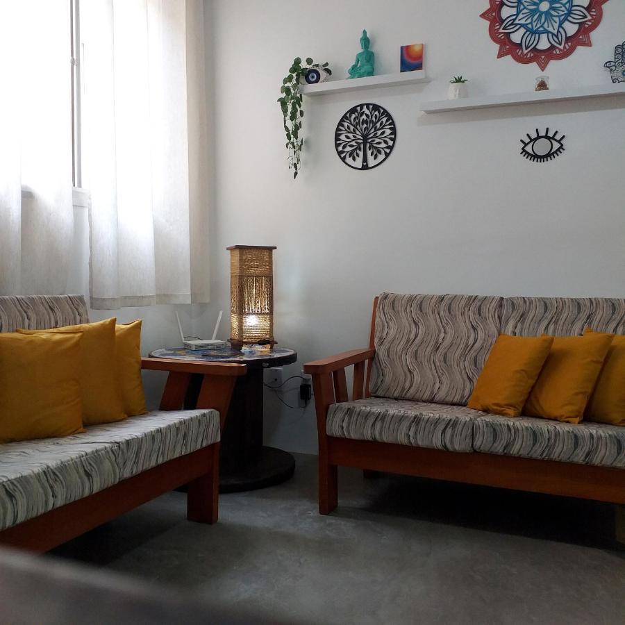 Apartamento Dona Frida Prainha Com Wifi Pe Na Areia Caraguatatuba Eksteriør bilde