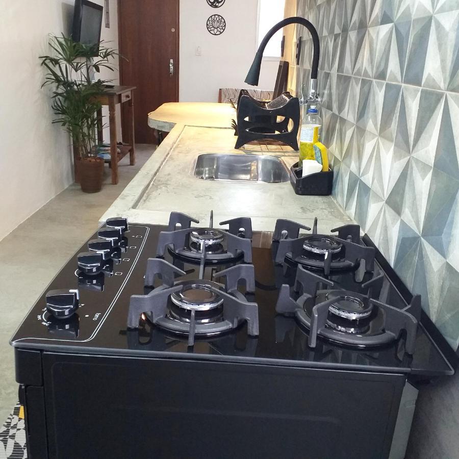 Apartamento Dona Frida Prainha Com Wifi Pe Na Areia Caraguatatuba Eksteriør bilde