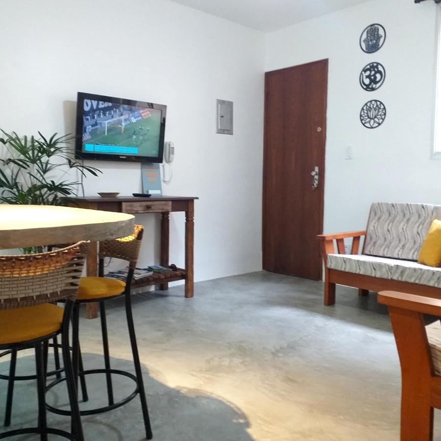 Apartamento Dona Frida Prainha Com Wifi Pe Na Areia Caraguatatuba Eksteriør bilde