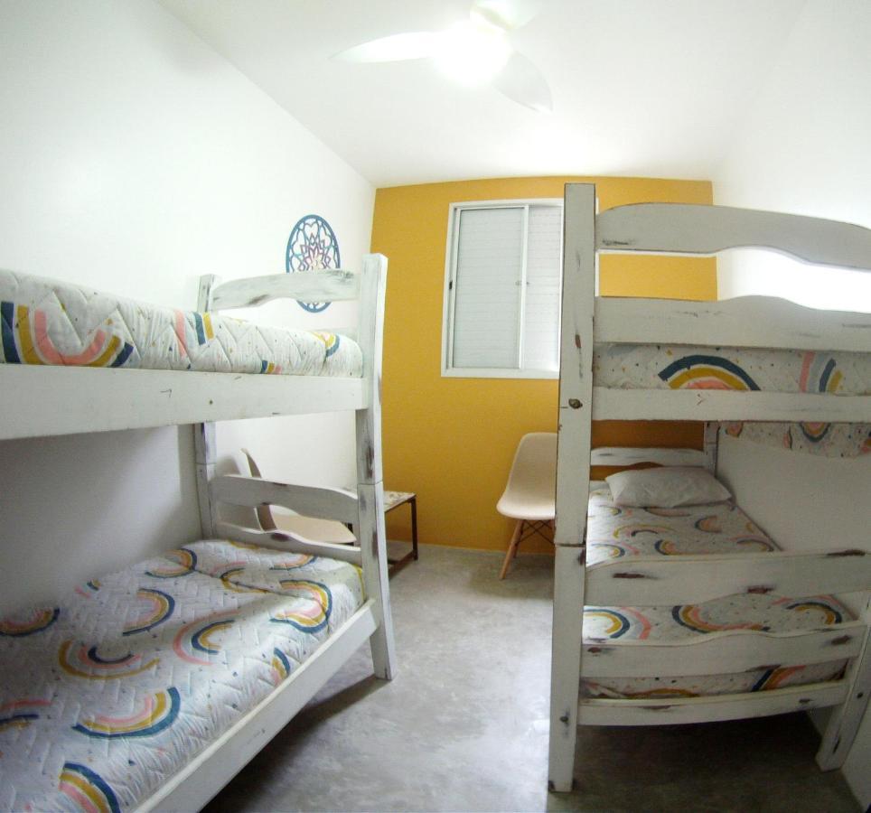 Apartamento Dona Frida Prainha Com Wifi Pe Na Areia Caraguatatuba Eksteriør bilde